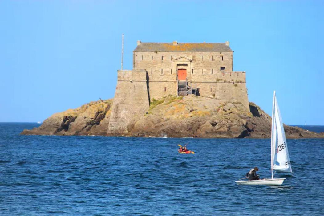 Les Letruns - Appart - 3 Pers - Vue Sur La Mer Saint-Malo Eksteriør bilde